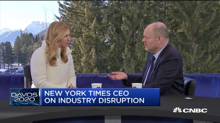 NYT CEO: See subscription model grow faster than digital advertising