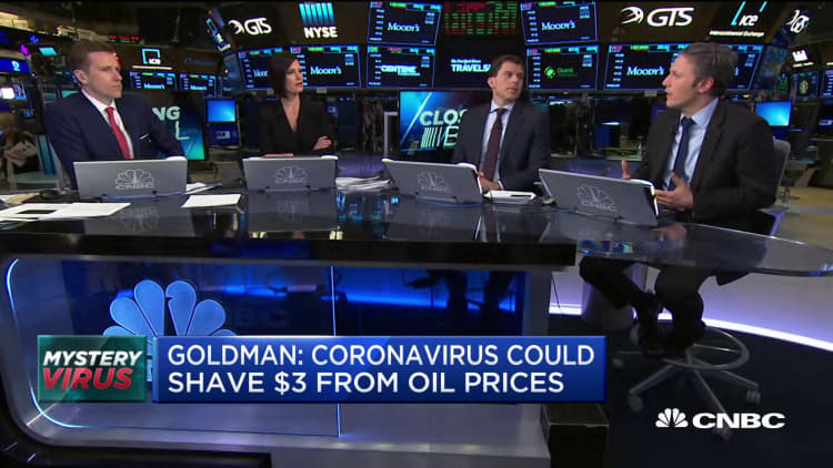 Goldman: Coronavirus could shave $3 off oil prices