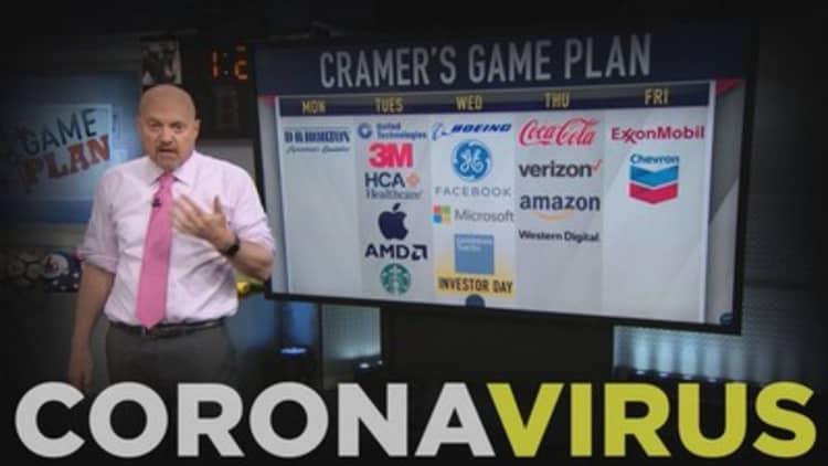 Cramer Remix: The coronavirus story could dominate next week's market action