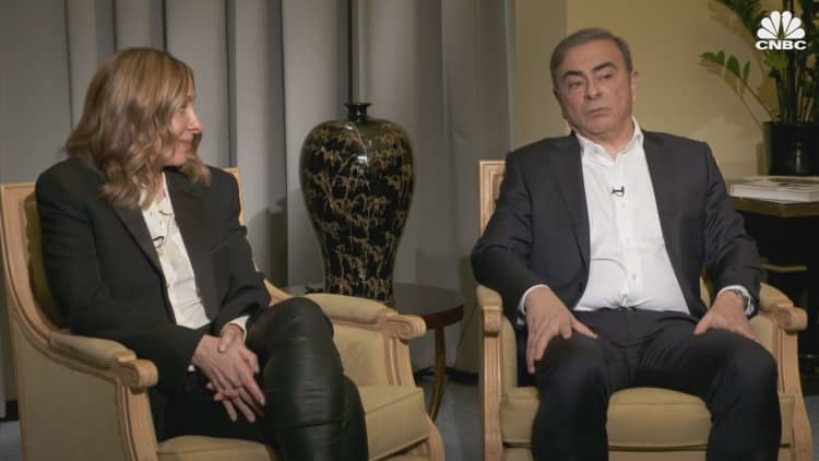 During the escape, when did Carlos Ghosn really feel like he was free?