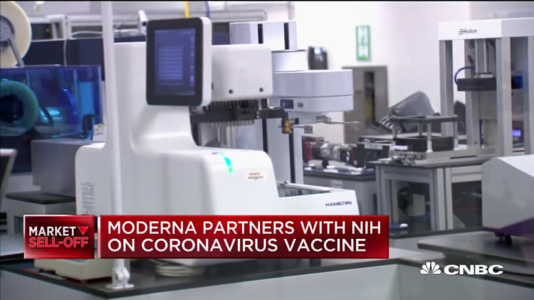 Moderna partners with NIH on coronavirus vaccine