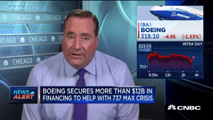 Boeing secures more than $12 billion in financing to help with 737 Max crisis