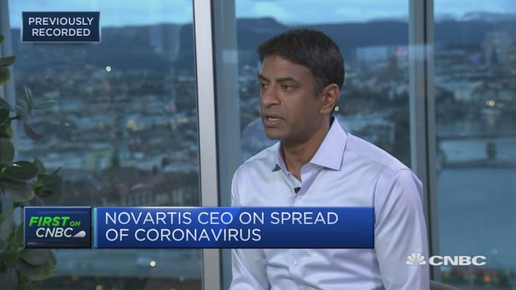 Novartis CEO: It will take over a year to find vaccine for coronavirus
