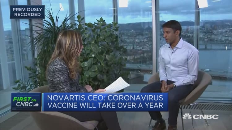 Novartis CEO: Concerned about some negatives in US health legislation