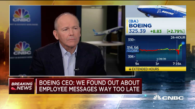 Boeing CEO David Calhoun: I don't expect lasting Coronavirus impact
