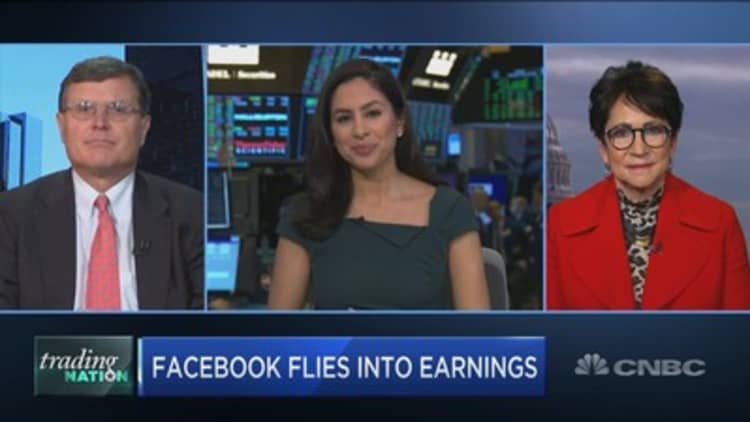 Facebook about to report earnings, and chart flags key level to watch