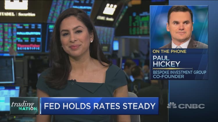 'Never short a dull Fed,' Bespoke's Paul Hickey says