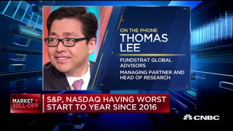 Here's why Fundstrat's Tom Lee isn't surprised by sell-off