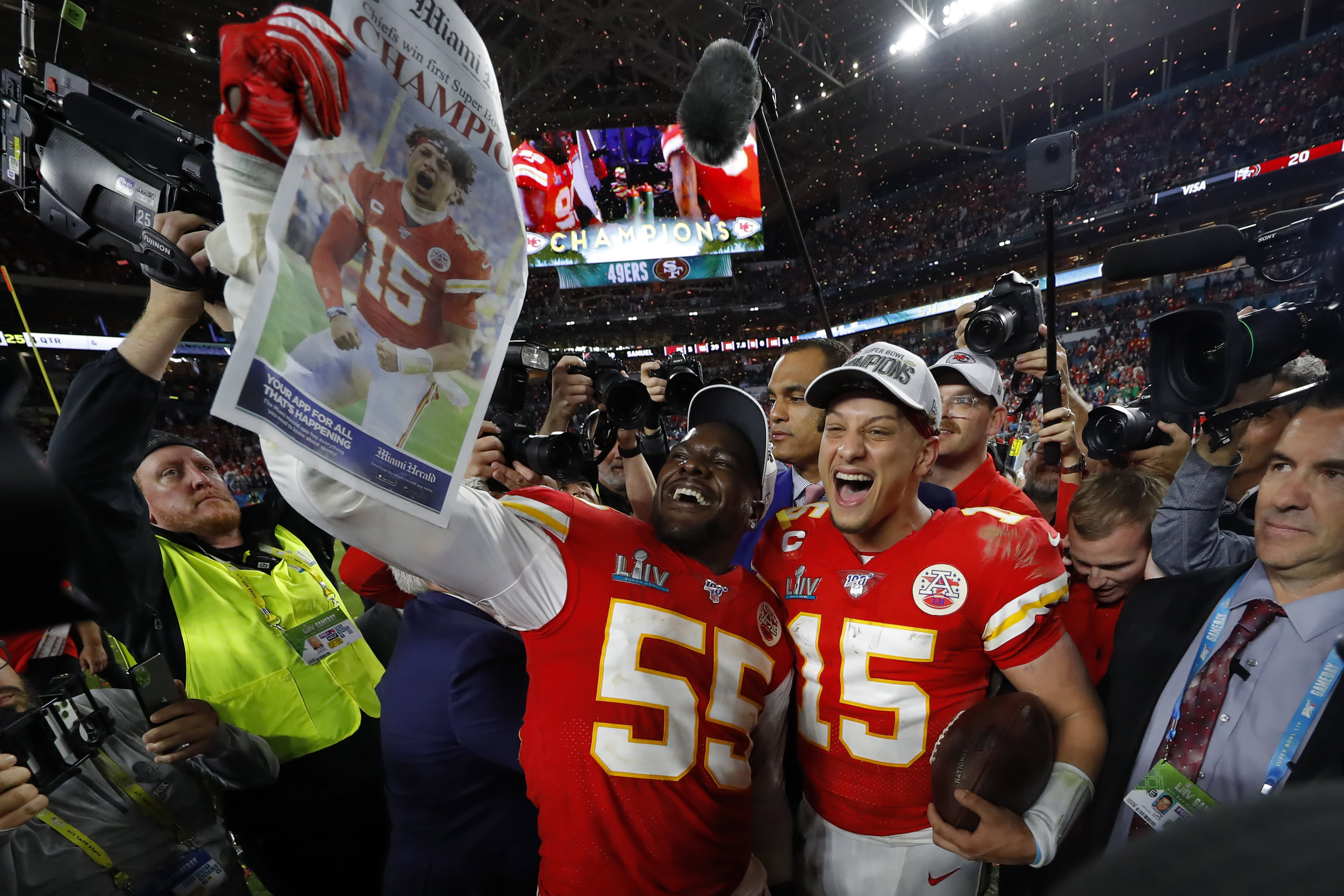 Chiefs vs. 49ers: Super Bowl LIV by the numbers, Article