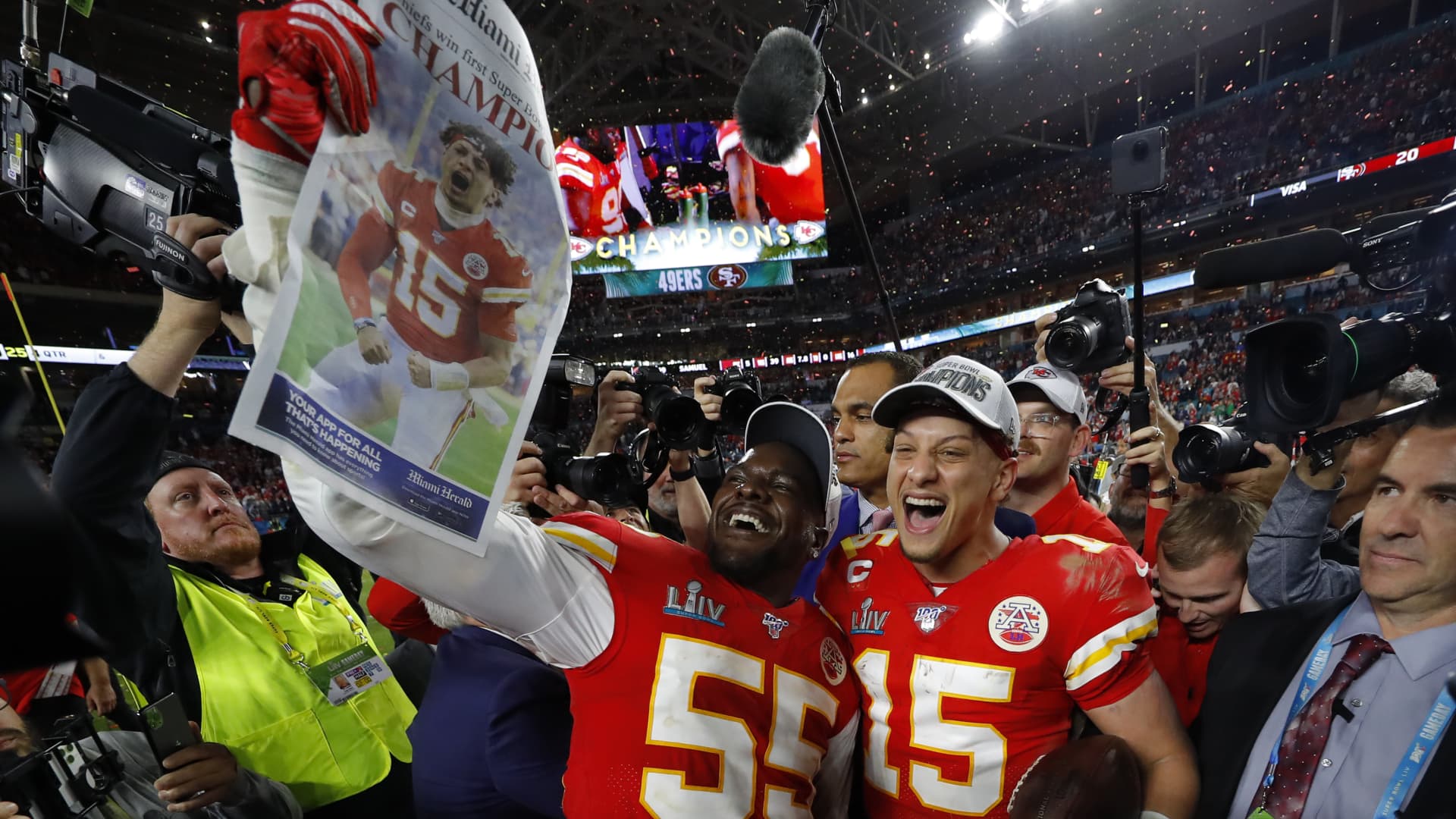 Ga terug Verslagen Walging Kansas City Chiefs win Super Bowl 2020, defeating San Francisco 49ers