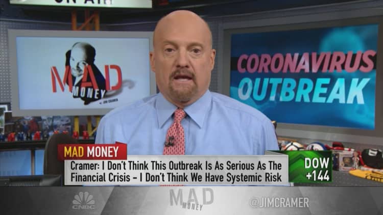 Expect more bad coronavirus news, don't buy Friday sell-off: Jim Cramer
