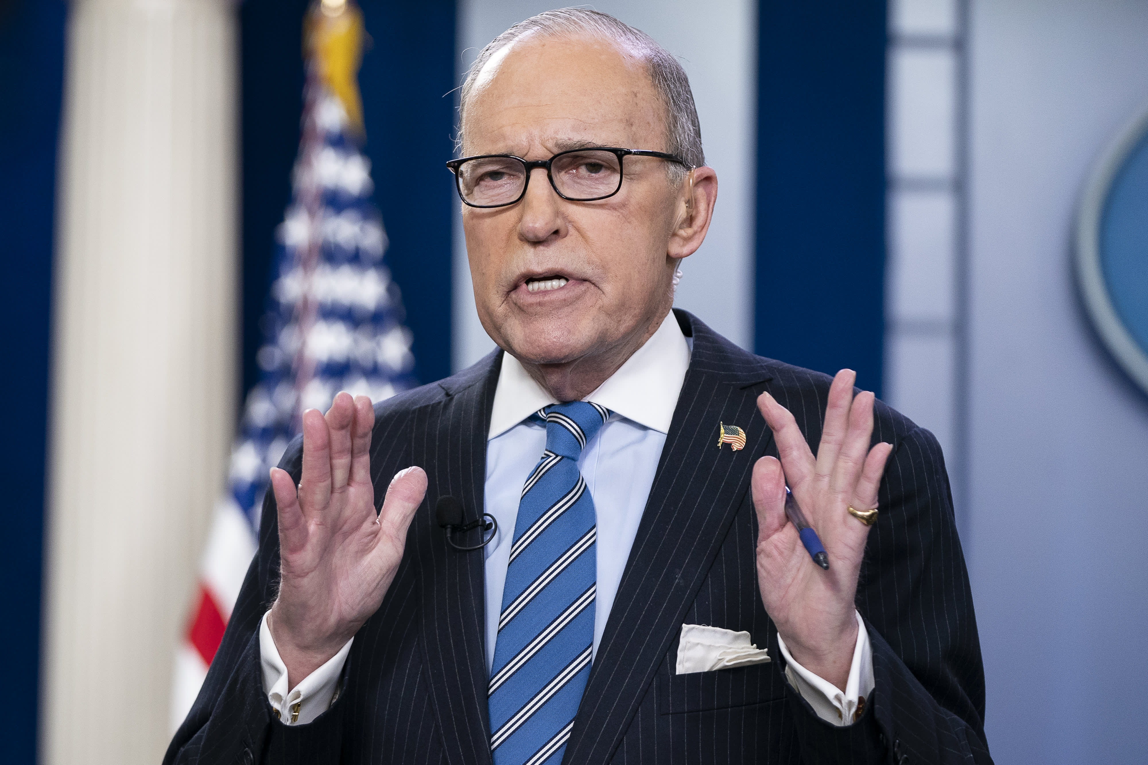 Larry Kudlow says investors should 'very seriously' look at buying stocks