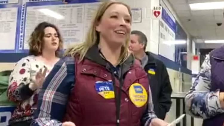 Video shows Iowa caucus voter pulling support for Pete Buttigieg after learning he's married to a man