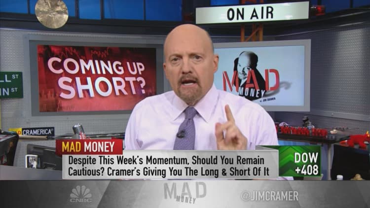 Jim Cramer explains how short sellers are fueling the stock market rally