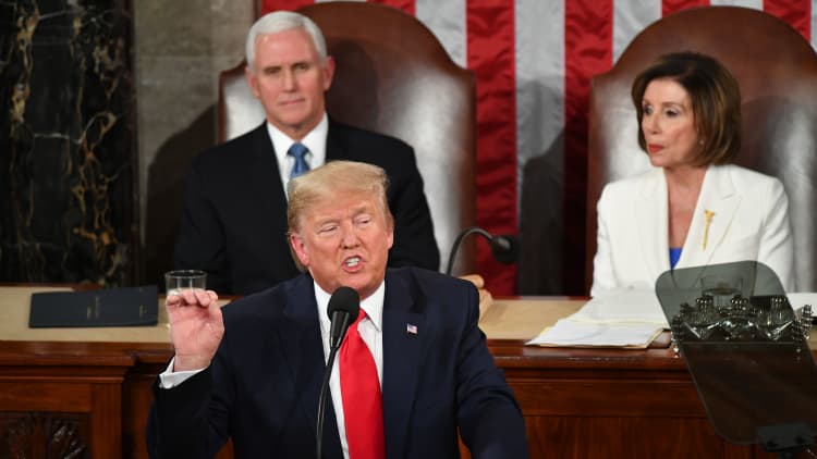 Watch the key moments from Trump's State of the Union address