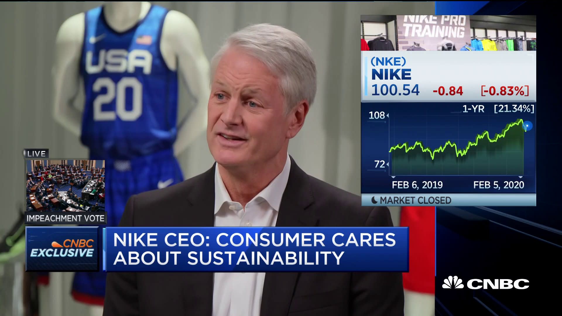 full interview with Nike CEO John Donahoe