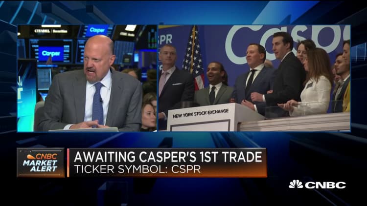 Cramer: Casper's losses staggering, stock priced to move