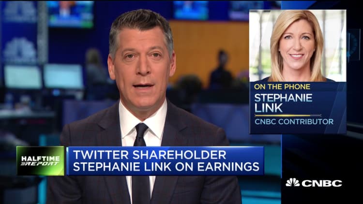 Stephanie Link on Twitter's strong quarterly earnings