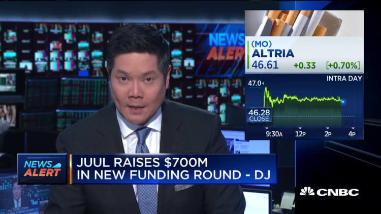 Juul raises $700 million in new funding round: Dow Jones