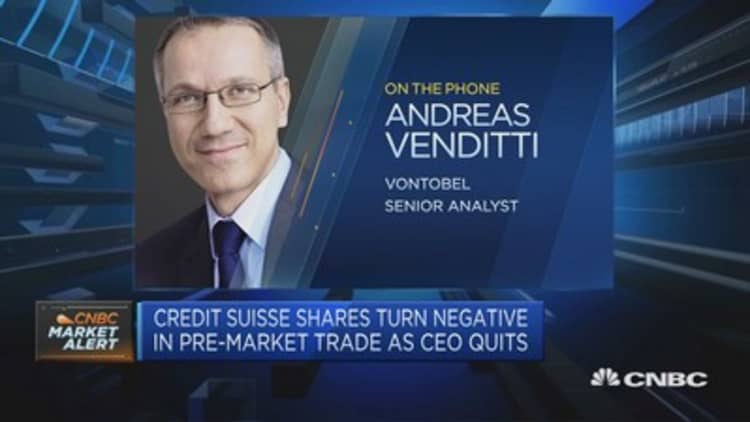 Credit Suisse CEO replacement will help restore confidence: Analyst