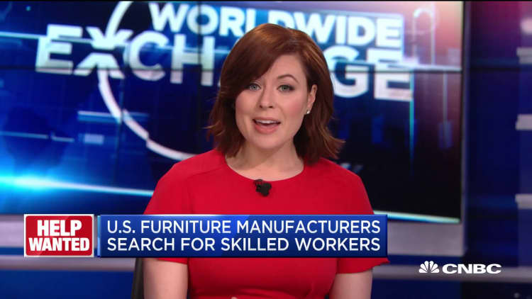Furniture manufacturing picks up, but where are the workers?