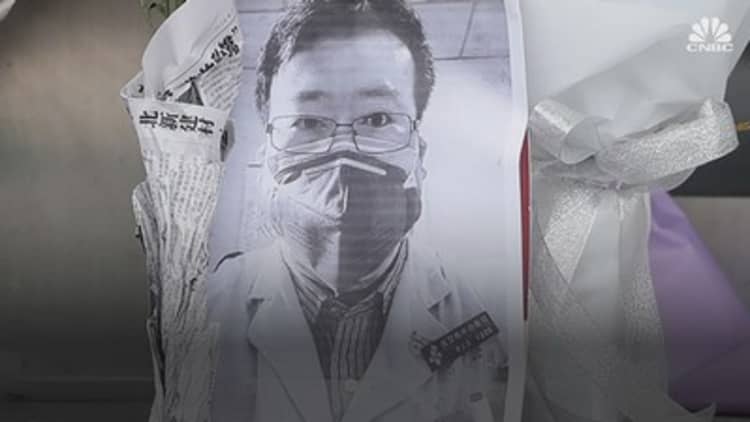 Chinese social media lights up at death of coronavirus whistleblower, Dr. Li Wenliang