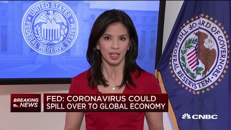 The Fed: Coronavirus is a new risk to outlook