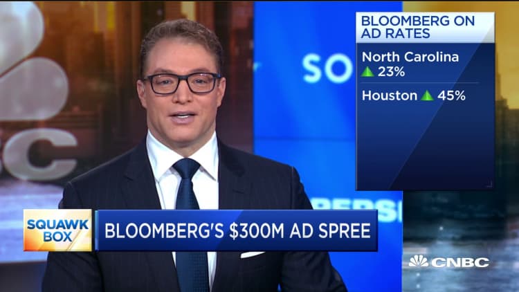 Bloomberg's campaign ad spree gives local TV stations a boost