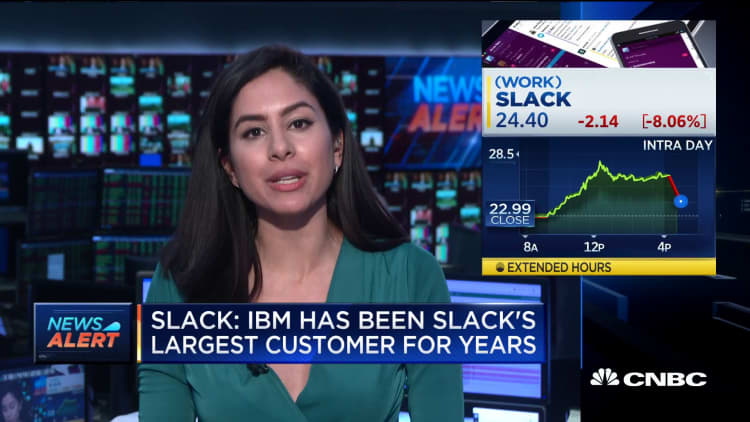 Slack: IBM has been Slack's largest customer for years