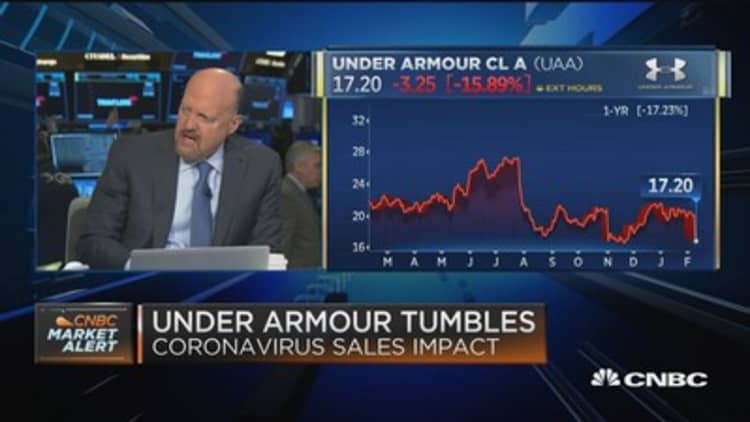 Cramer: There's no reason to invest in Under Armour after its disappointing quarter