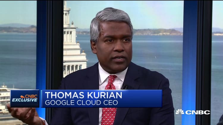 Watch CNBC's full interview with Google Cloud CEO Thomas Kurian
