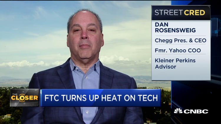 Dan Rosensweig, CEO of Chegg, on FTC tech probe