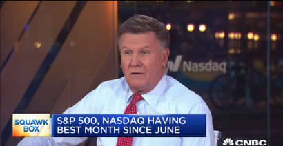 S&P and Nasdaq on pace for best month since June 2019