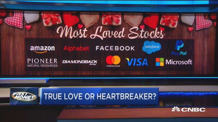 Stocks for true love, stocks for heartbreak