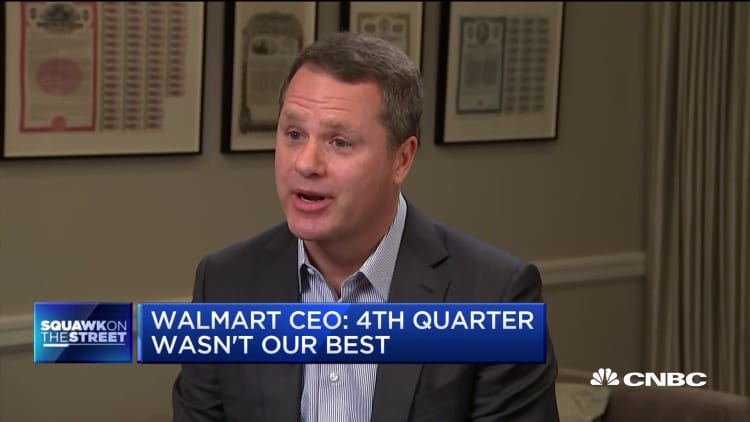 Walmart CEO: Fourth quarter wasn't our best