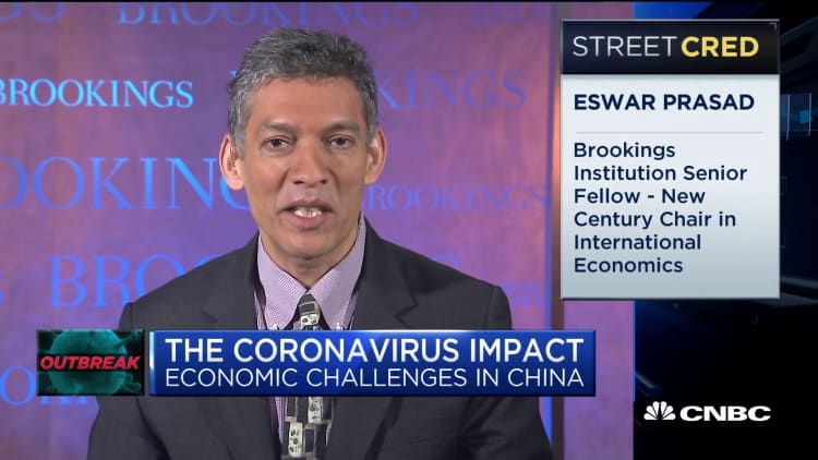 Coronavirus will cause 'big hit' to China's services and industrial sectors, says former China head at IMF