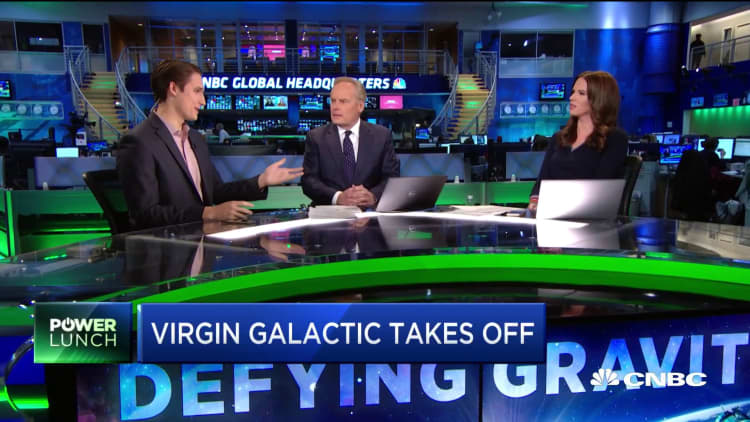 Here's why Virgin Galactic's stock is soaring