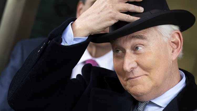 Trump's longtime friend Roger Stone just got sentenced to 40 months in prison