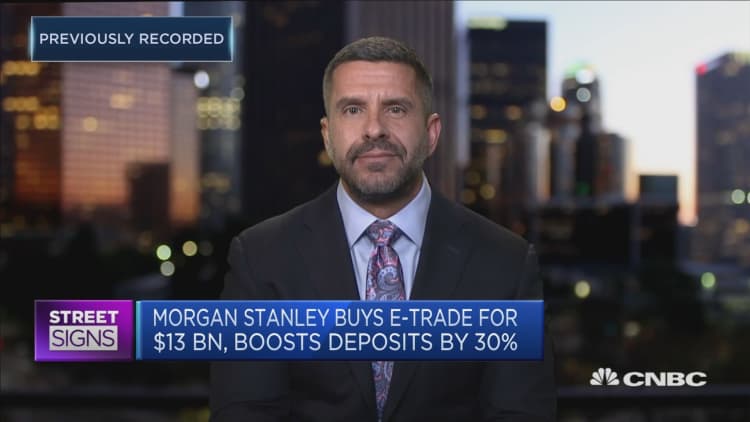 Morgan Stanley's purchase of online brokerage E-trade isn't compelling, says strategist
