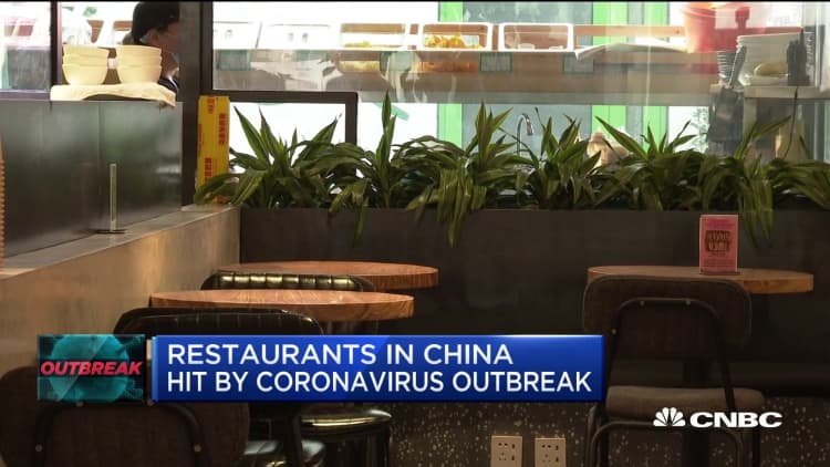 Restaurants in China hit by coronavirus outbreak