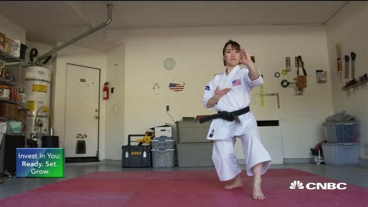 How this female karate master quit her job to go for 2020 Olympic gold