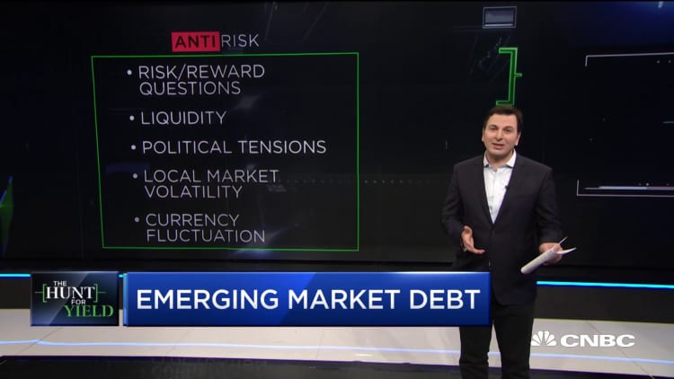 The hunt for yield: Emerging market debt