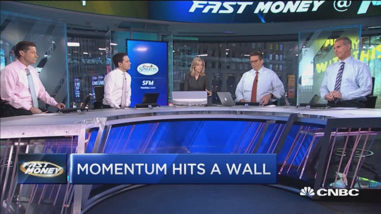 Market momentum hits a brick wall