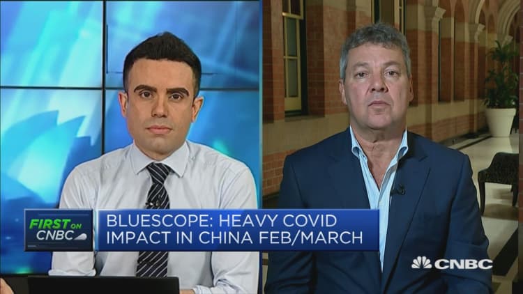 Coronavirus outbreak has big impact on business, says BlueScope Steel CEO