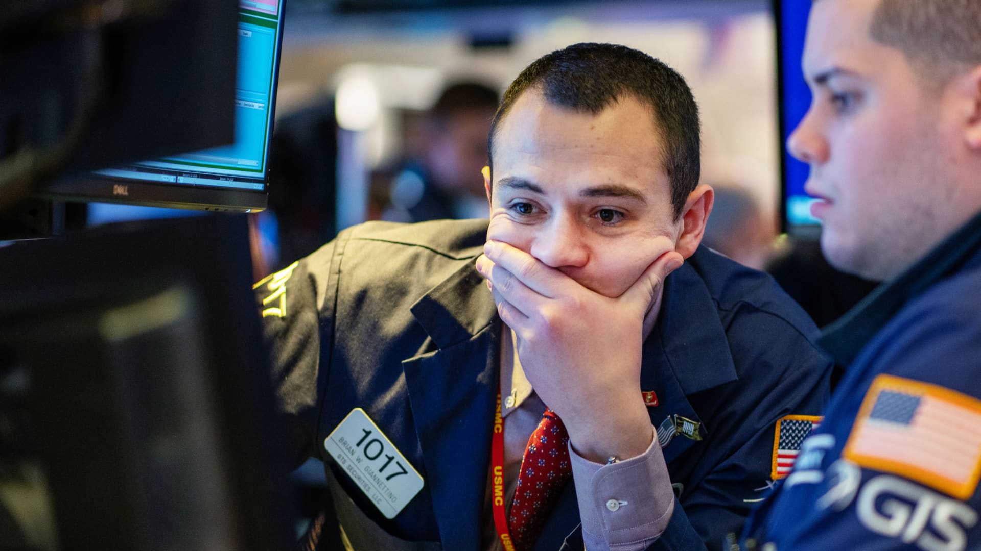 Traders working the floor of the New York Stock Exchange.