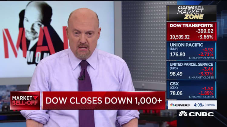 Jim Cramer on plunge: Not too late to sell if you don't have any cash