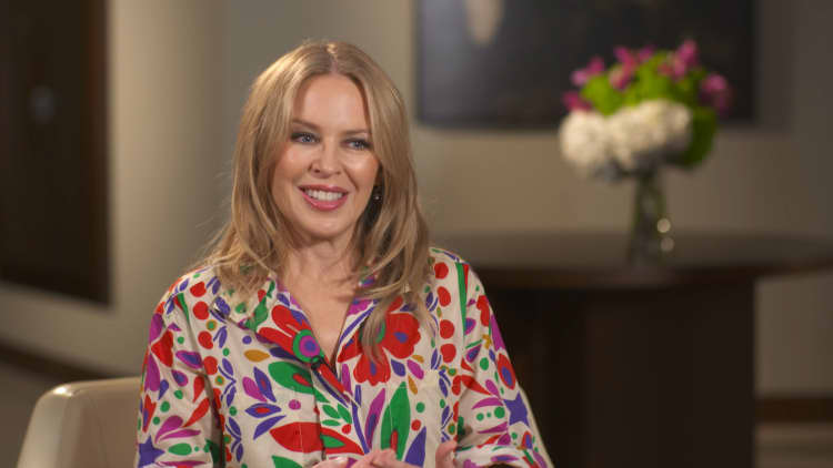 Pop star Kylie Minogue confirms she's back in the studio