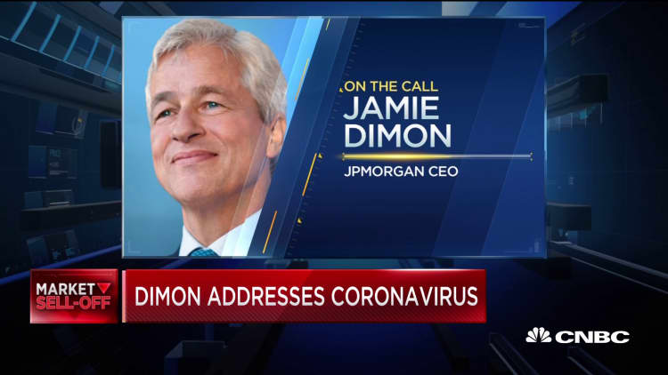 Here's what JPMorgan CEO Jamie Dimon said about coronavirus