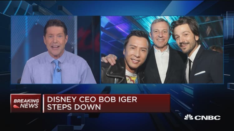 Disney CEO Bob Iger steps down, and it's effective immediately
