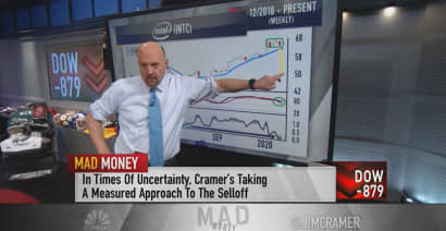Jim Cramer: Intel, Caterpillar stocks show more market downside to come